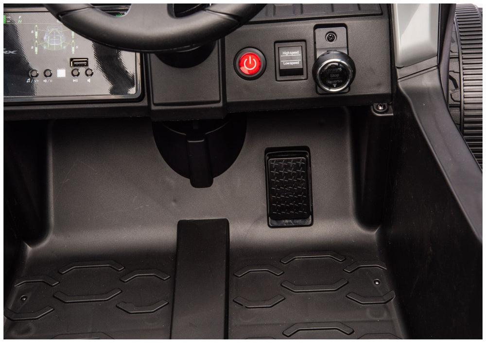 Elektrické autíčko Kawasaki JS330 24V – černé a modré