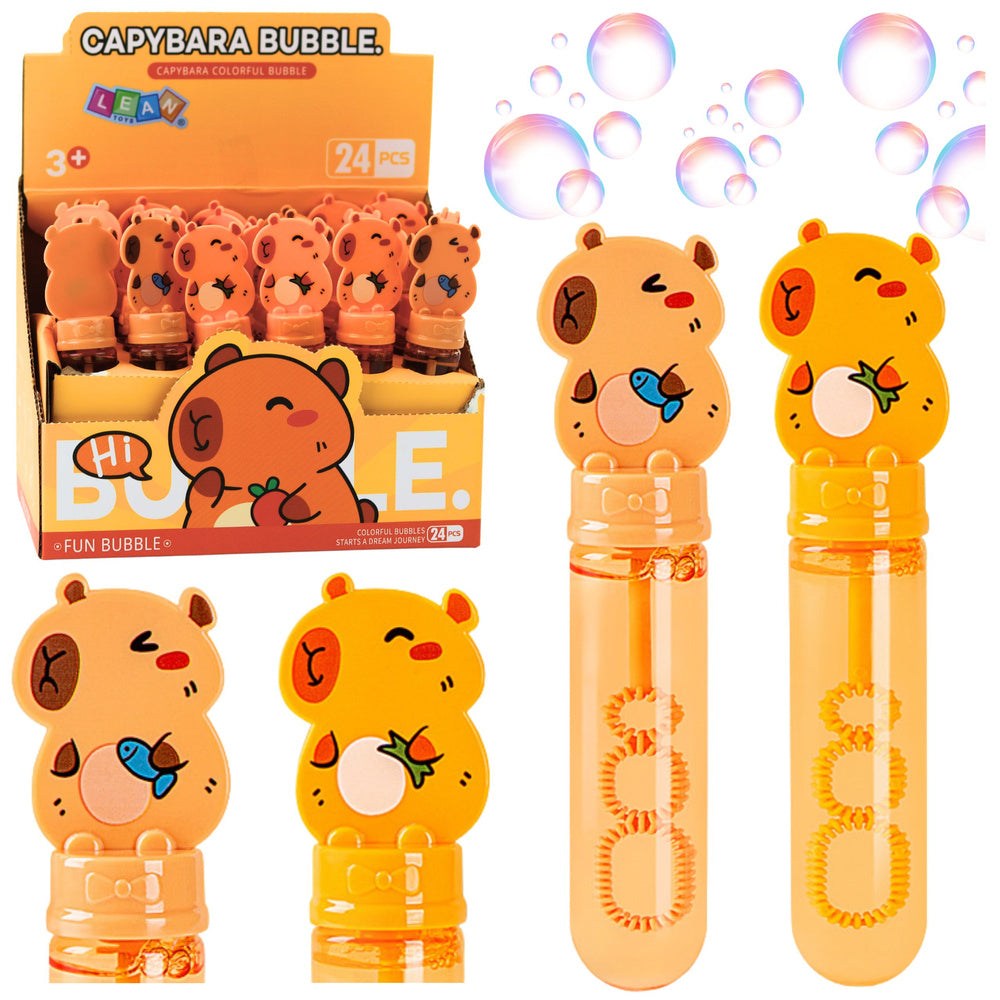 Bublifuk Kapybara s 3 otvory 35 ml – barevný mix