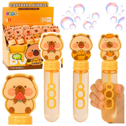 Bublifuk Kapybara s 3 otvory, 35 ml – barevný mix