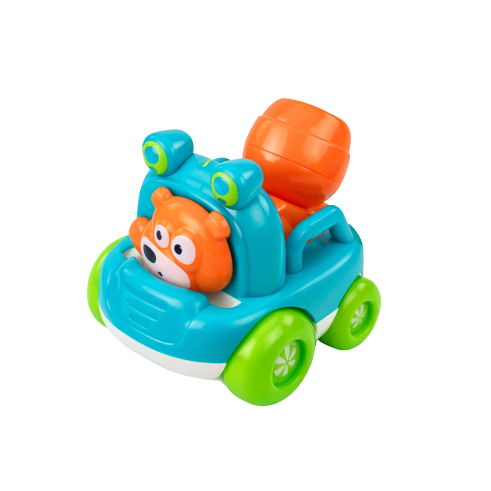 Sada stavebních aut se zvířátky pro nejmenší – 3 ks