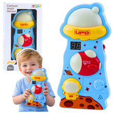 Interaktivní měřič výšky se světlem a zvuky pro děti – nástěnný