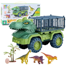 Transportér dinosaurů s 15 figurkami – zelený kamion