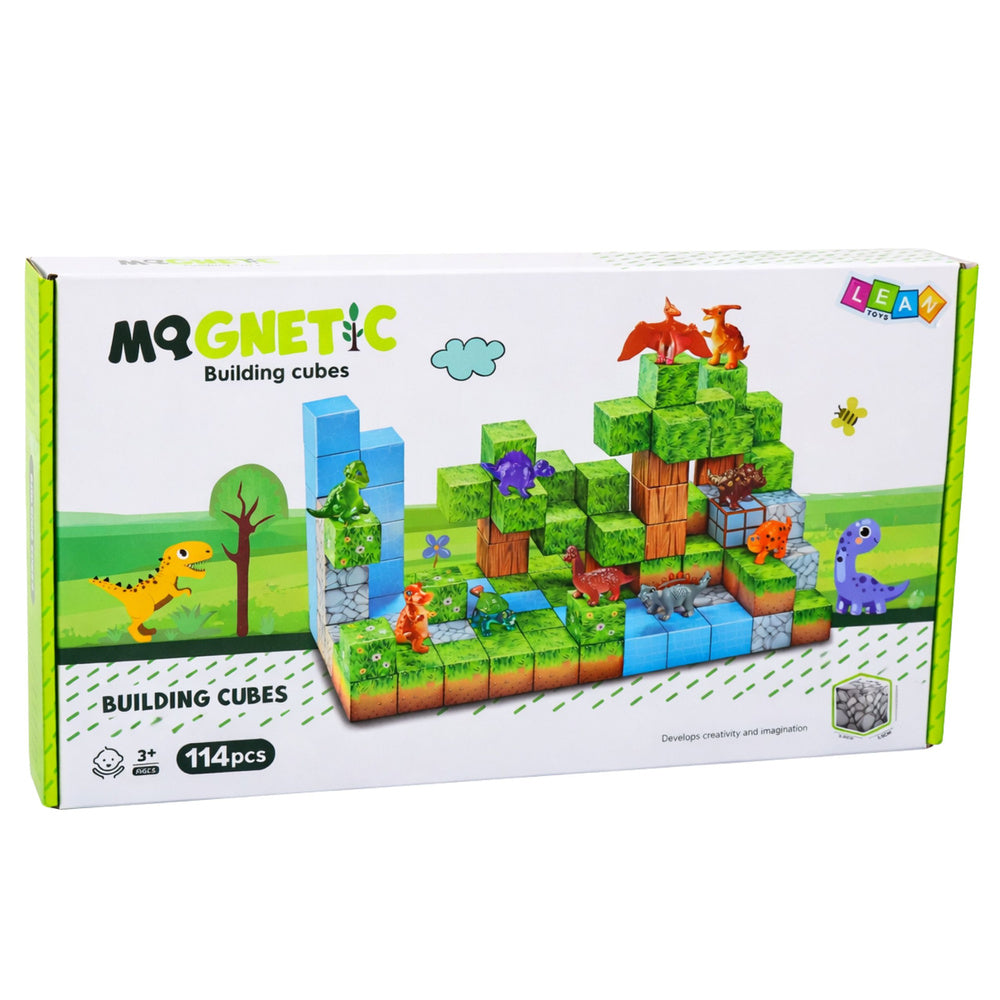 Magnetická stavebnice kostky 3D – 114 dílů