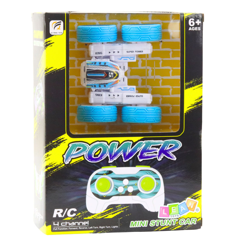 RC akrobatické auto s dálkovým ovládáním 360° – modré 1:32