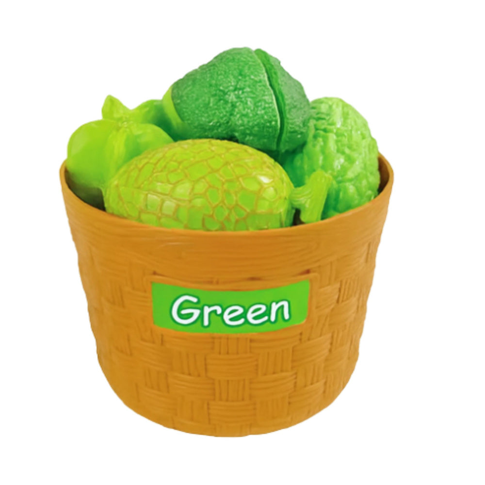 Sada ovoce a zeleniny na krájení 34 ks – vzdělávací hračka