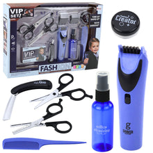 Kadeřnická sada pro děti se strojkem a nůžkami – 10 dílů