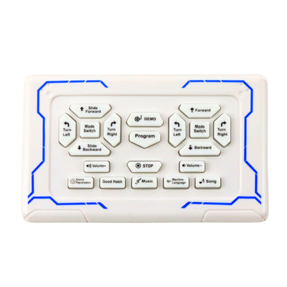 Interaktivní vzdělávací robot s dálkovým ovládáním – modrý