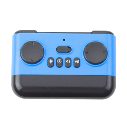 Elektrické závodní auto na dálkové ovládání s nabíjecí stanicí – modré