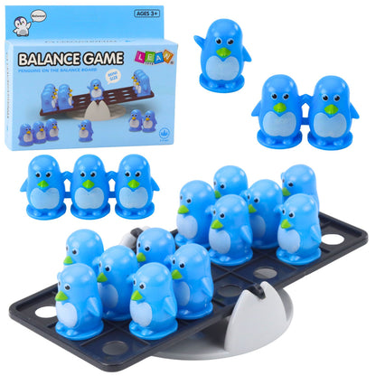 Balanční hra s tučňáky – rozvoj logiky a motoriky – modrá