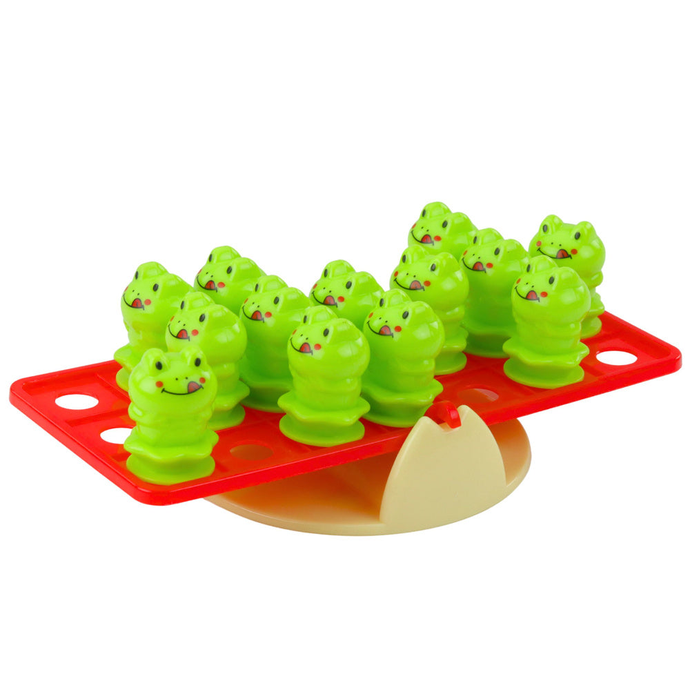 Vzdělávací hra na rovnováhu s žabkami pro děti