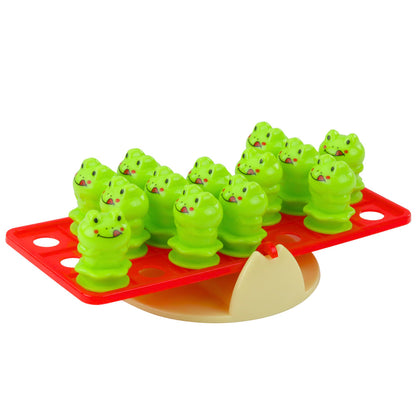 Vzdělávací hra na rovnováhu s žabkami pro děti