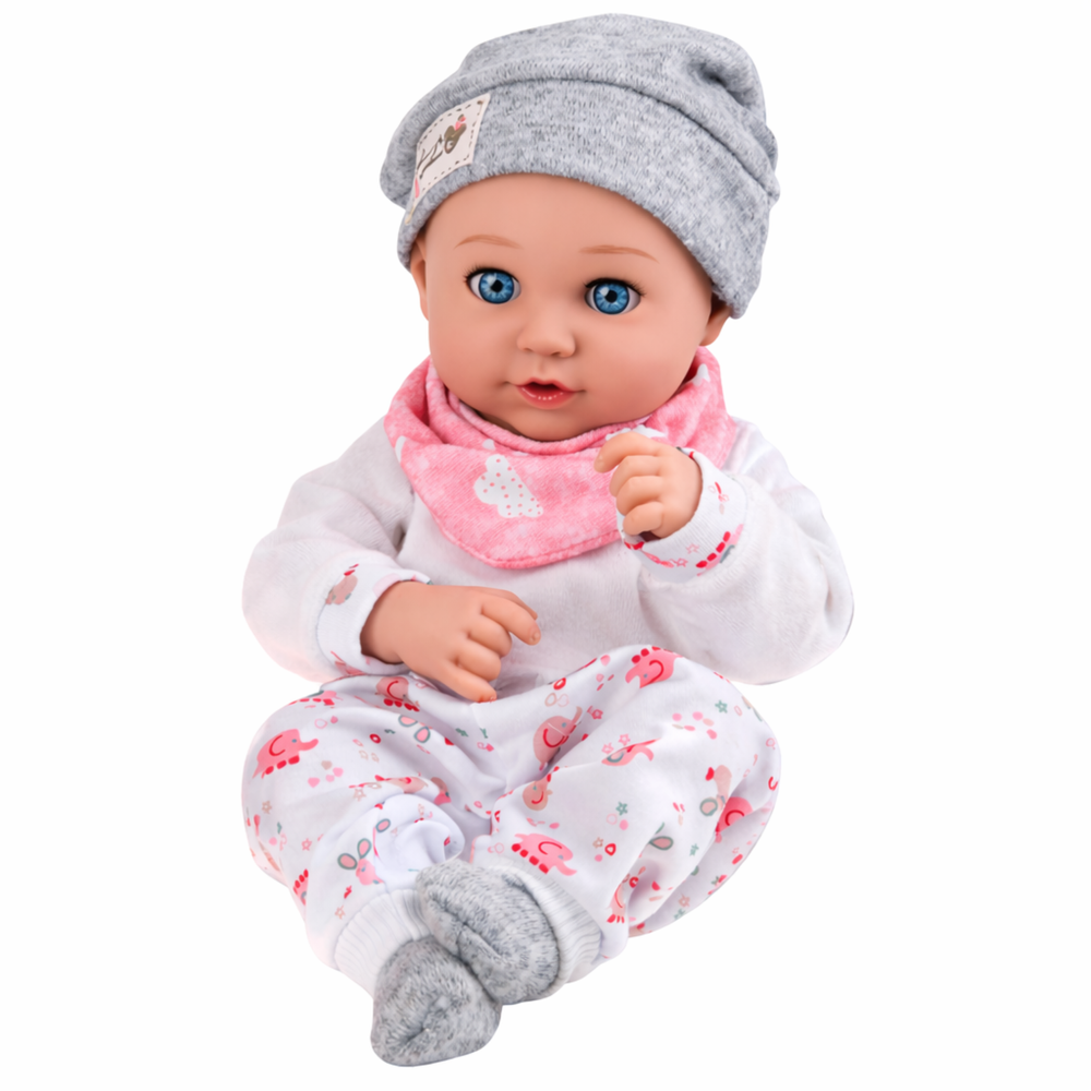 Panenka miminko s doplňky na krmení, 28 cm