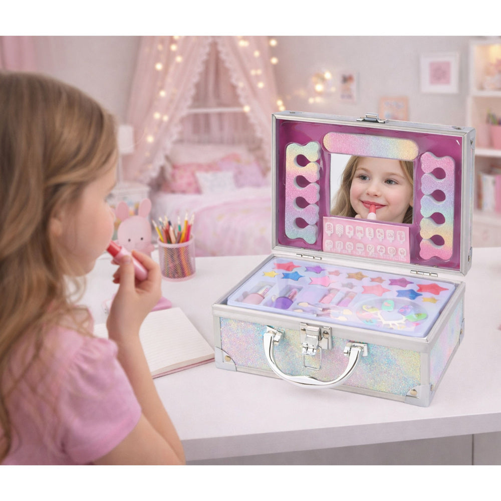 Kosmetická sada Mermaid Glitter s make-upem a nehty