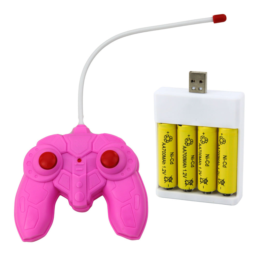 RC auto kabriolet pro panenky s dálkovým ovládáním – růžové