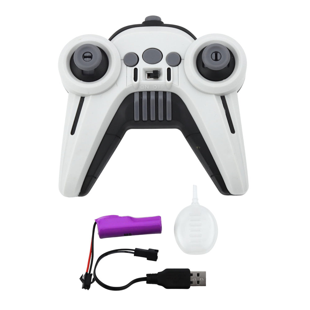 RC kaskadérské auto s LED světly, párou a driftem 360° – zelené