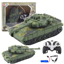 RC tank T90 s dálkovým ovládáním, světly a zvuky – zelený 1:18