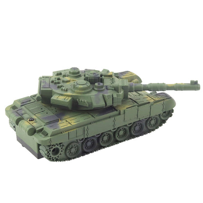 RC tank T90 s dálkovým ovládáním, světly a zvuky – zelený 1:18