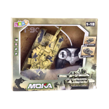 RC tank T90 s otočnou věží a zvuky – vojenský model 1:18