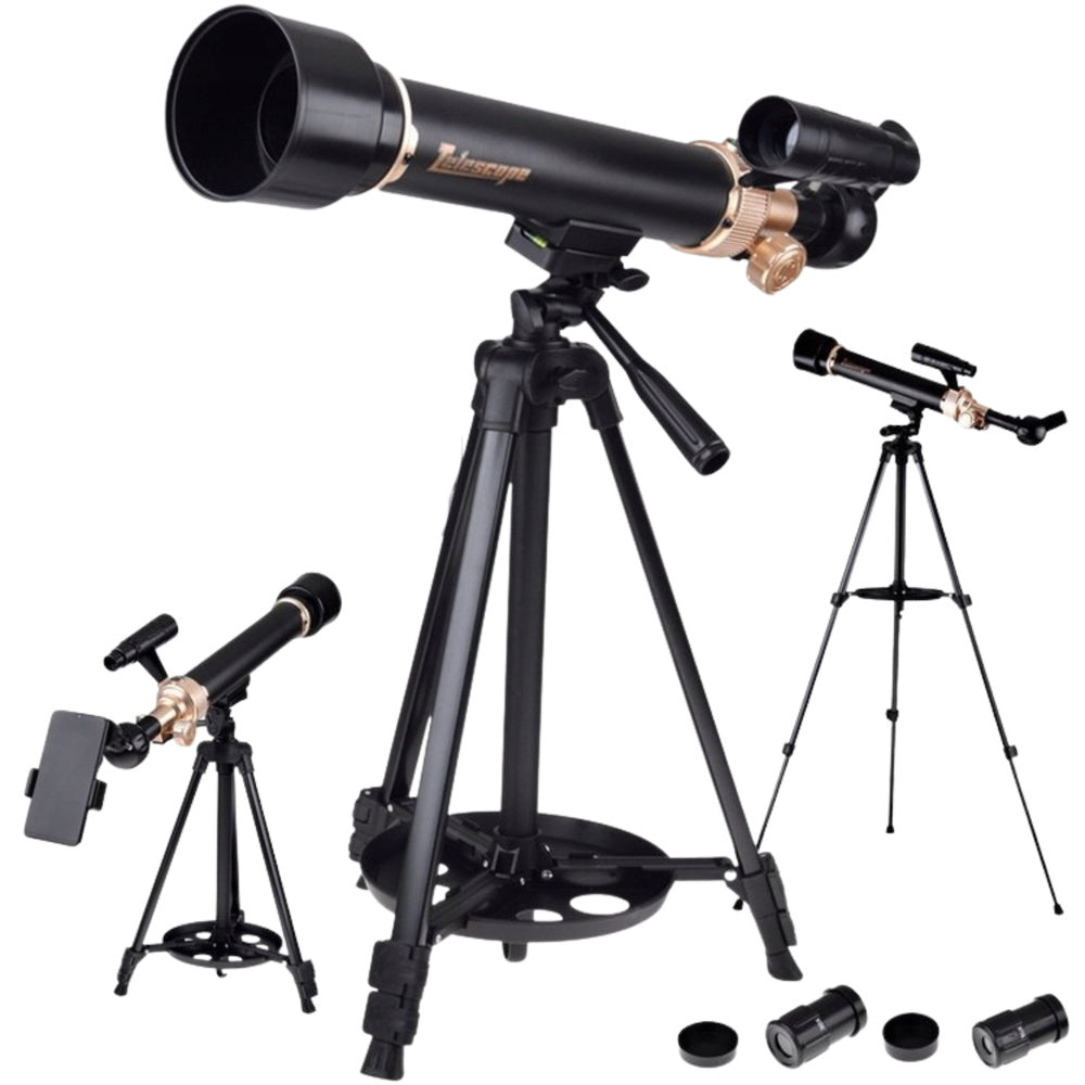 Astronomický teleskop s hliníkovým stativem 1,35 m pro děti
