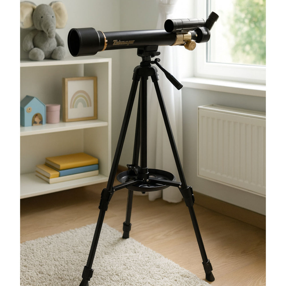 Astronomický teleskop s hliníkovým stativem 1,35 m pro děti