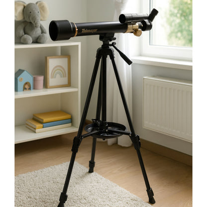 Astronomický teleskop s hliníkovým stativem 1,35 m pro děti