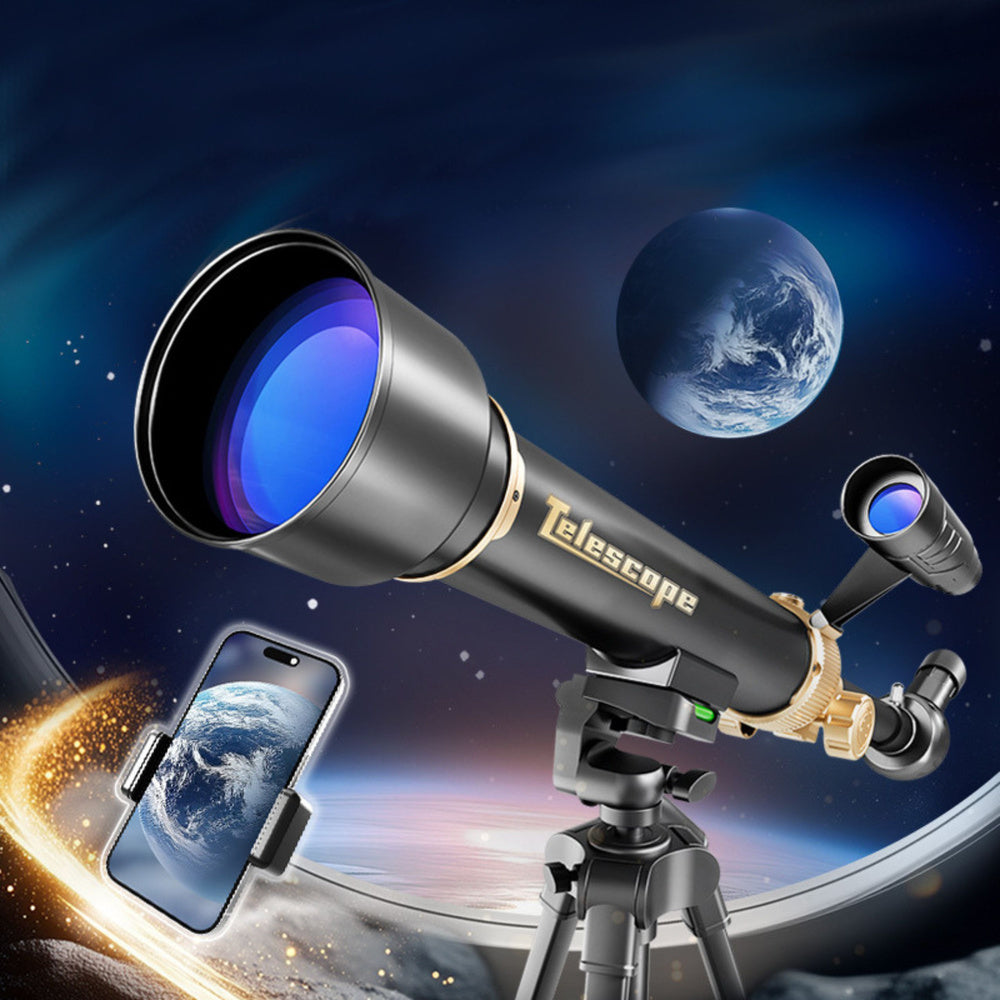 Astronomický teleskop s hliníkovým stativem 1,35 m pro děti