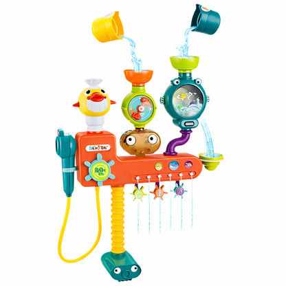 Hračka do vany s kolečky a hrníčky – kačenka