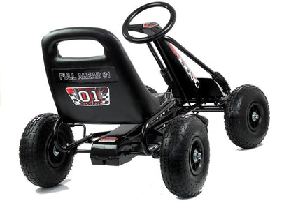 A-15 Go-Cart Black Pumped Wheels