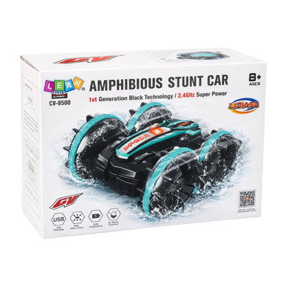 RC auto obojživelné s ovládáním gesty – tyrkysové