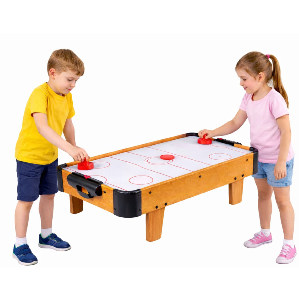 Mini Air Hockey – stolní hra pro 2 hráče s prouděním vzduchu