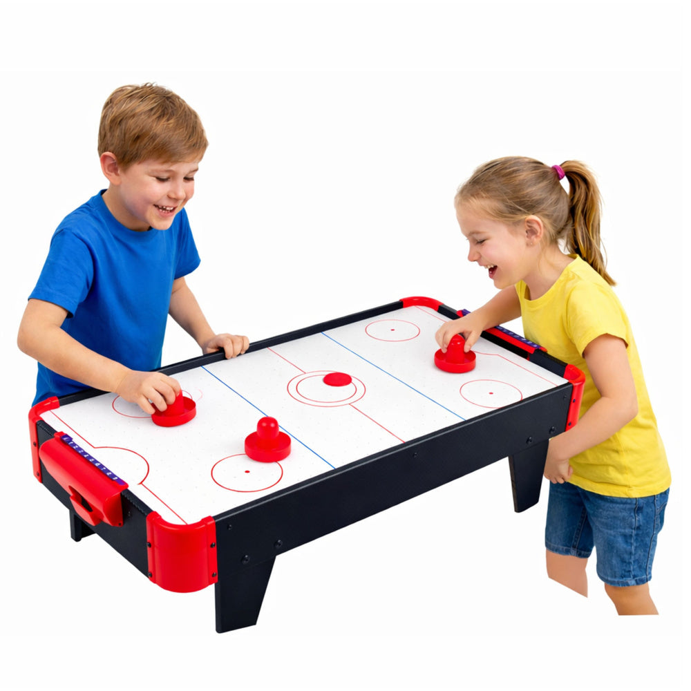 Mini Air Hockey – stolní hra pro 2 hráče s prouděním vzduchu