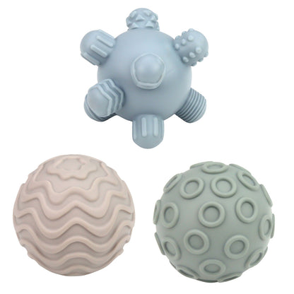 Senzorická sada 3v1 pro miminka – kostky, míčky, věž