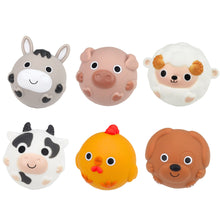 Hračky do vany Farma se skluzavkou a košíkem – 10 dílů