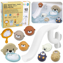 Hračky do vany s kluzákem a zvířátky – 10 dílů