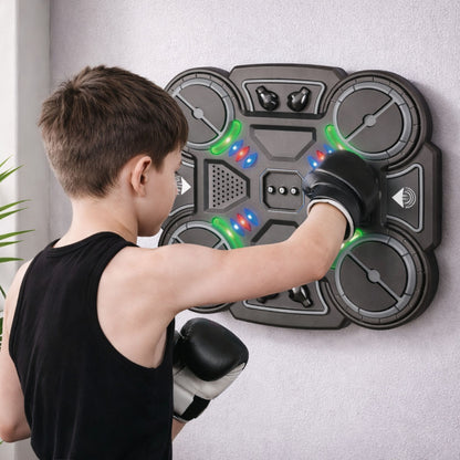 Interaktivní boxovací terč s LED světly a hudbou – 3 úrovně