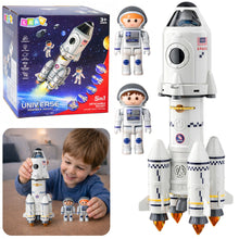 Vesmírná raketa 5v1 s astronauty, světly a zvuky – Clementoni