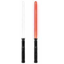 Laserový meč s LED světlem a zvuky, kovová rukojeť, 75 cm