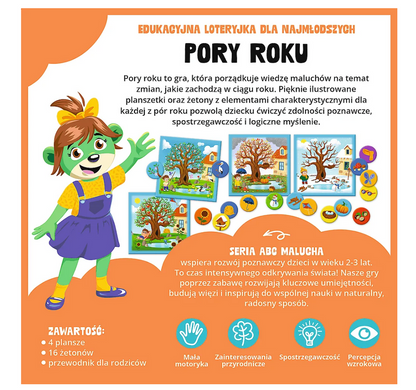 Educational Game Seasons ABC for Toddlers Treflik Family Trefl 02906