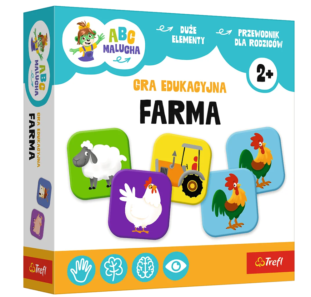 Educational Game Farm ABC for Toddlers Treflik Family Trefl 02909