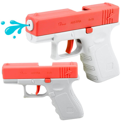 Vodní pistole Mini Glock pro děti růžová 13 cm