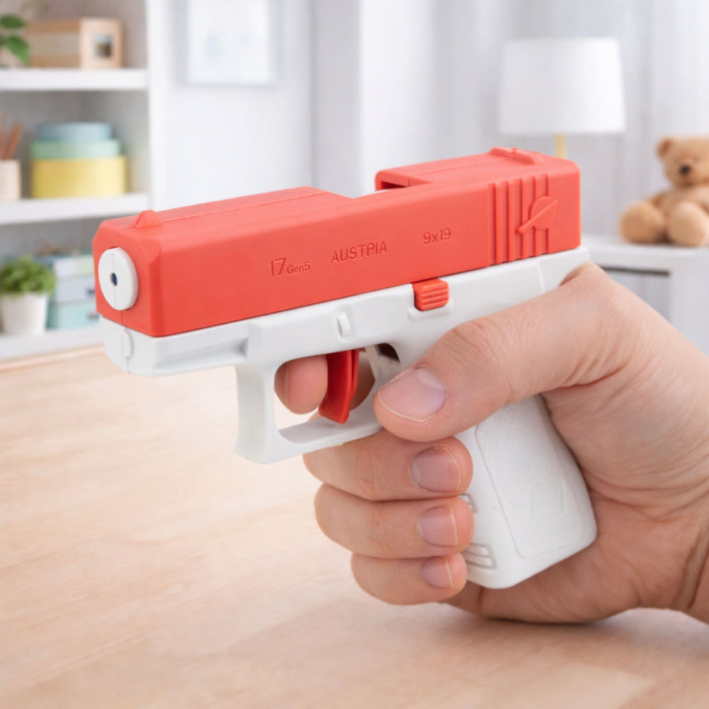 Vodní pistole Mini Glock pro děti růžová 13 cm