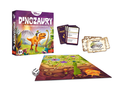 Vzdělávací hra Dinosauři s 3D sopkou – Treflíci Trefl