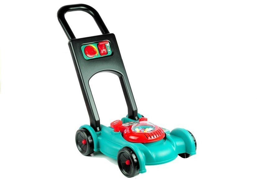 Dětská sekačka na trávu se startérem a přilbou