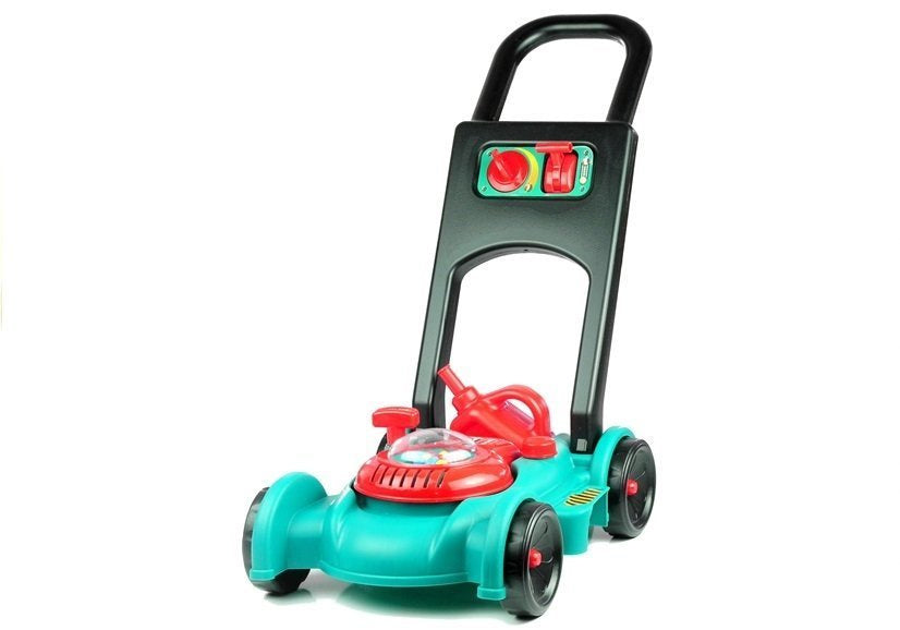 Dětská sekačka na trávu se startérem a přilbou