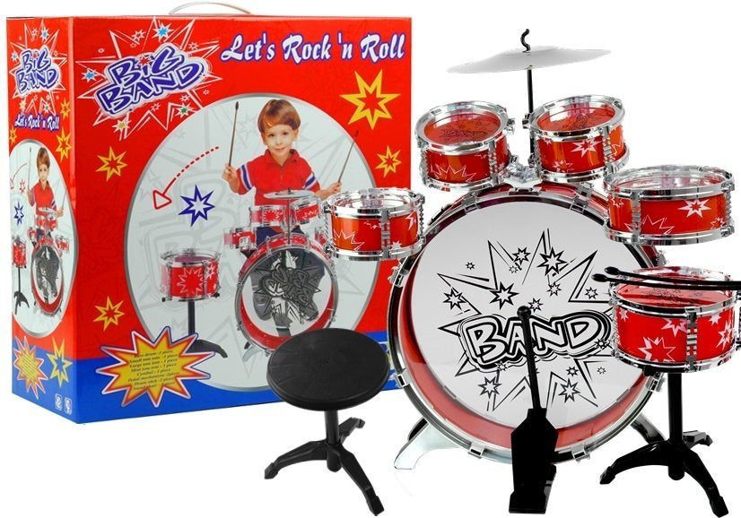 6 Drums With Disc Set For Young Drummer