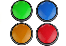 Sada 4 bzučáků se světlem a zvukem – barevné tlačítka