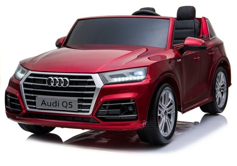 Elektrické autíčko Audi Q5 pro 2 děti, červené – s dálkovým ovládáním