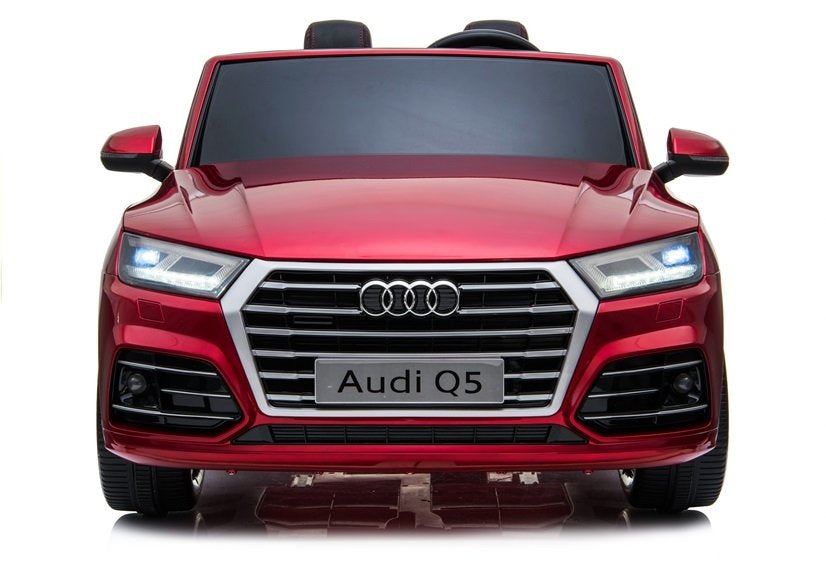 Elektrické autíčko Audi Q5 pro 2 děti, červené – s dálkovým ovládáním