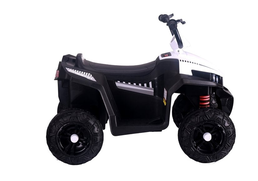 S601 White - Electric Ride On Quad