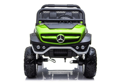 Elektrické autíčko Mercedes Unimog – zelené, 12V – Mercedes